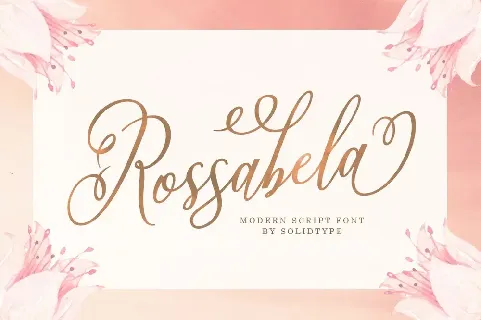 Rossabela Script font