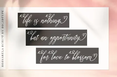 Rossabela Script font