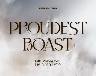 Proudest Boast font