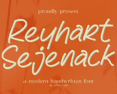 Reyhart Sejenack font