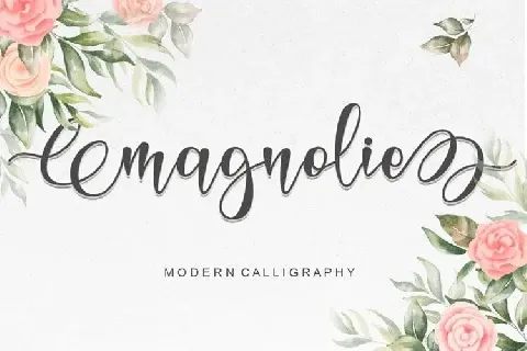 Magnolie Calligraphy font