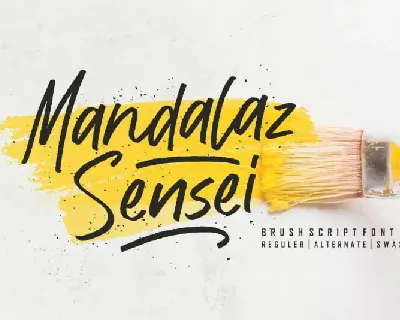 Mandalaz Sensei Script font