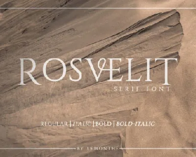 Rosvelit Serif Family font