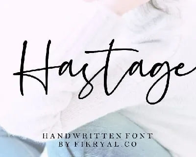 Hastage Handwritten font