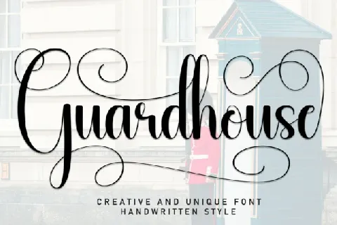 Guardhouse Script font
