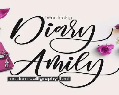 Diary Amily font