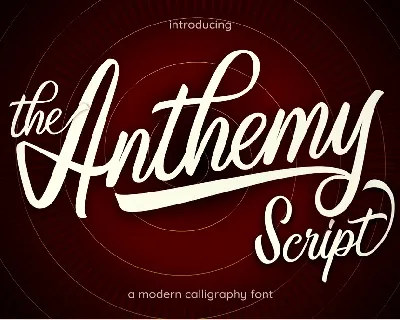 Anthemy font