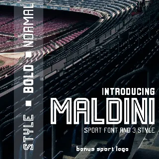 MALDINI font