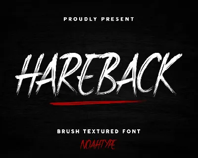 Hareback Demo font