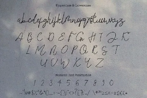 Shasine Time Handwritten Script font