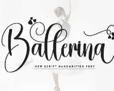 Ballerina Script font