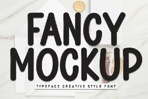 Fancy Mockup Display font