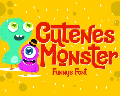 Cutenes Monster font
