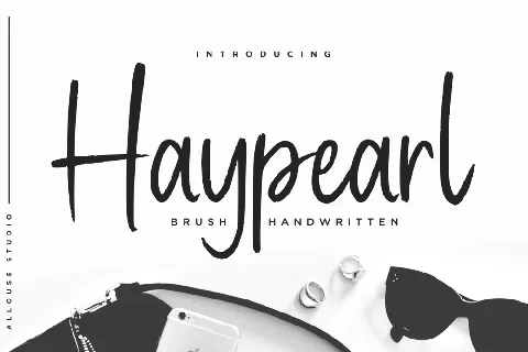 Haypearl Demo font