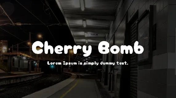 CherryBomb font