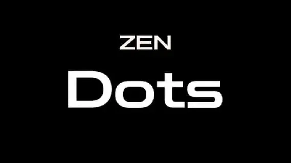 Zen Dots Sans Serif font