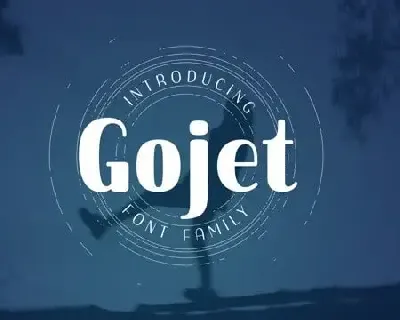 Gojet Sans Serif Demo font