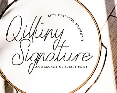 Qittuny Handwritten font