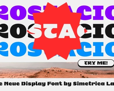 Rostacio font
