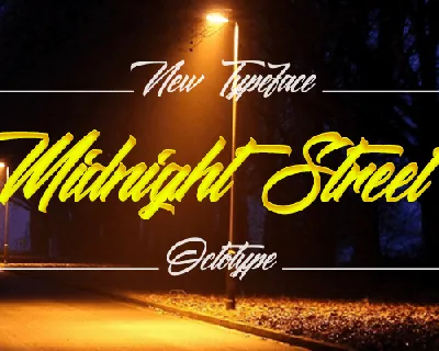 Midnight Street Script font