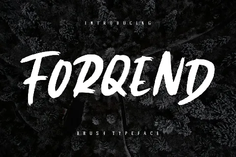 Forqend font