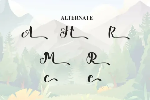 Hello Anime Calligraphy font