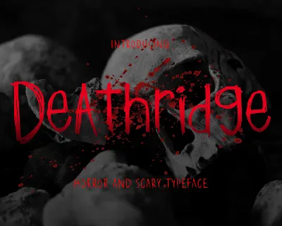 Deathridge Demo font
