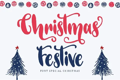 Christmas Festive - Personal Us font