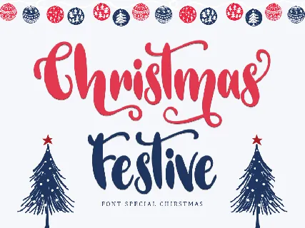 Christmas Festive - Personal Us font