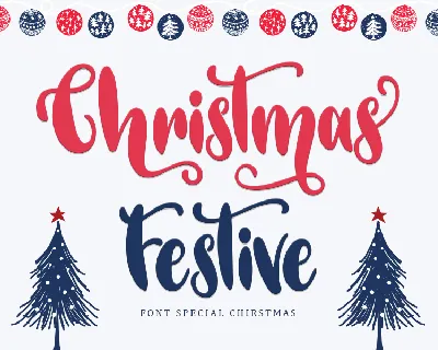 Christmas Festive - Personal Us font