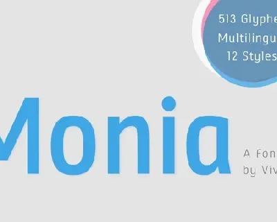 Monia Family font