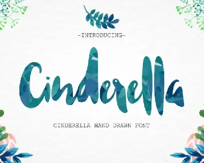 Cinderella Hand Drawn font