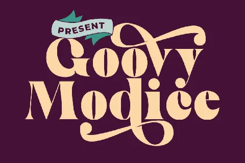 Goovy Modice Personal Use Only font
