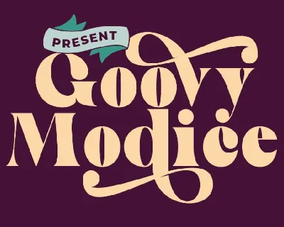 Goovy Modice Personal Use Only font