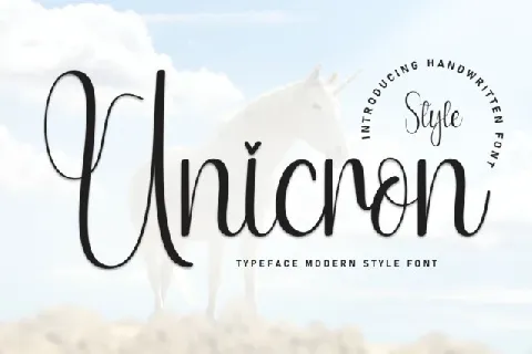 Unicron Script font