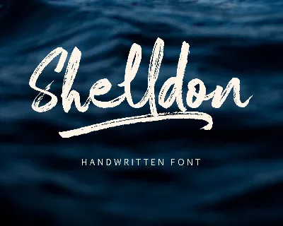 Shelldon Brush Script font