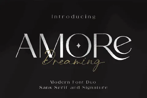 Amore Dreaming Signature DEMO font