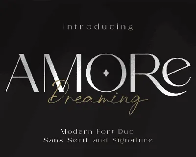 Amore Dreaming Signature DEMO font