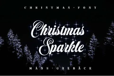 Christmas Sparkle font