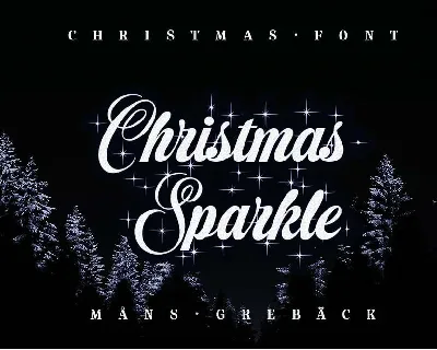 Christmas Sparkle font