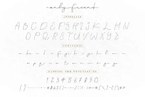 Only Friend Demo font