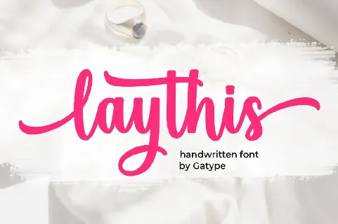 Laythis font