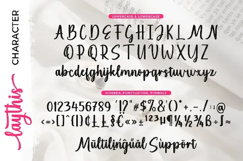 Laythis font