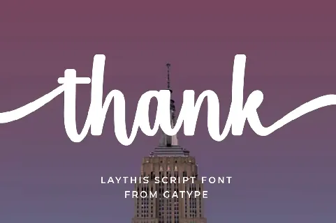 Laythis font