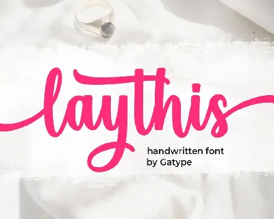 Laythis font