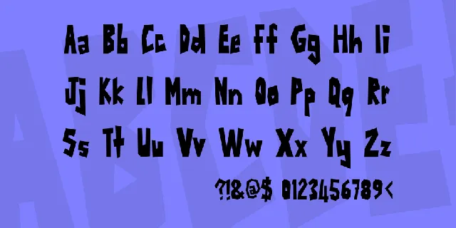 SERDAK_biskut font