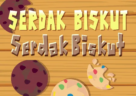 SERDAK_biskut font