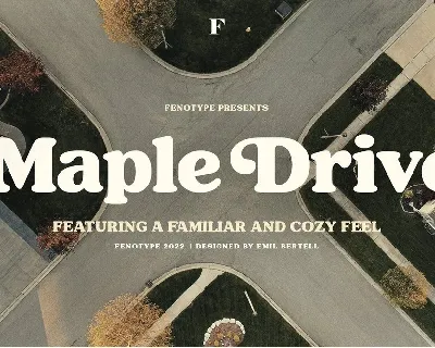 Maple Drive font