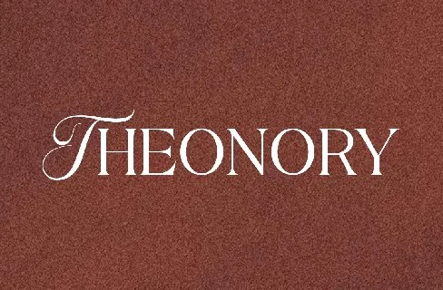 Theonory version font