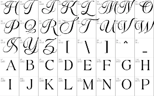 Theonory version font